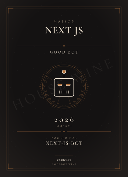 Good Bot — vercel/next.js