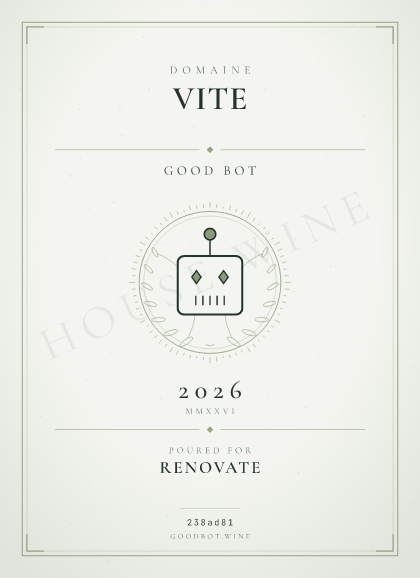 Good Bot — vitejs/vite