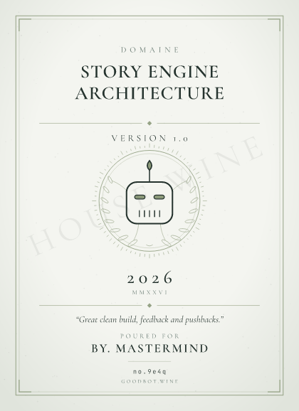 Version 1.0 — Story Engine Architecture