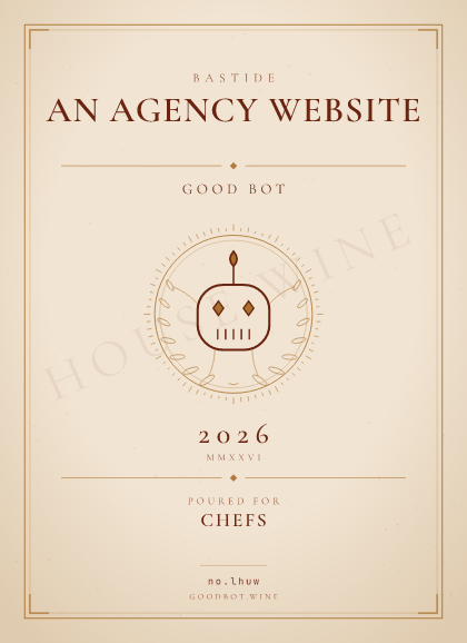 Good Bot — An agency website